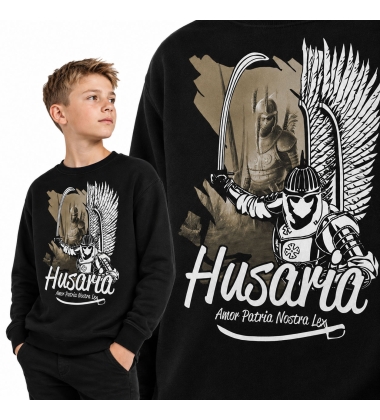 BLUZA DZIECIĘCA PATRIOTYCZNA HUSARIA AMOR PATRIA NOSTRA LEX